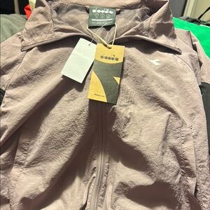 Diadora Lavender and Charcoal Jacket